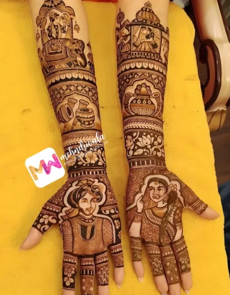 Birthday mehndi designs