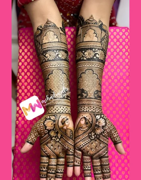 karwa-chauth-mehendi design