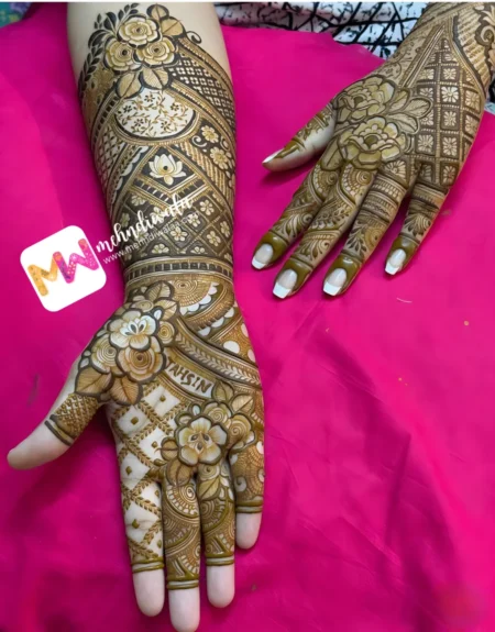 engagement-mehndi design