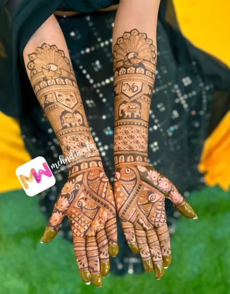 engagement-mehndi design