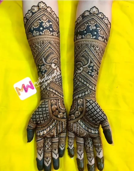 3d-lotus-flowers-mehndi design