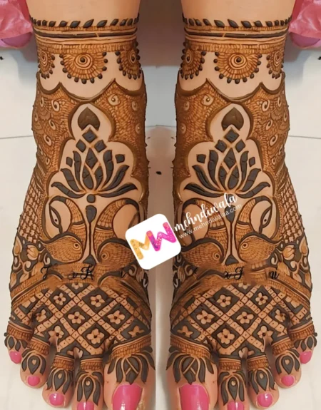 latest-peacock-bridal-mehendi design