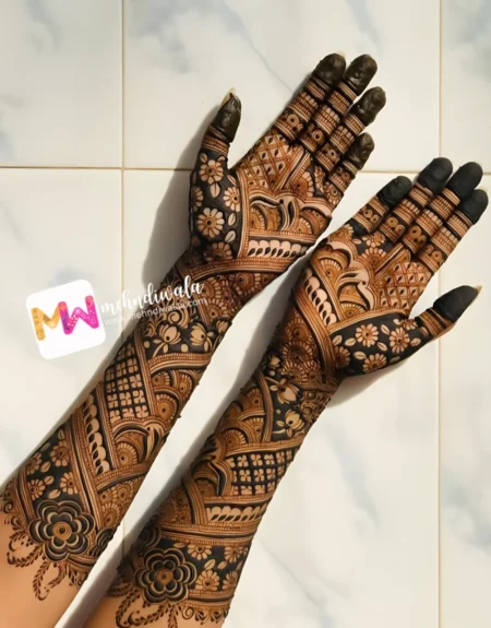 bridal-mehandi design