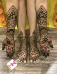 rajasthani-lotus-golchakri-mehndi design