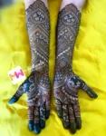 3d-leaves-mehndi design