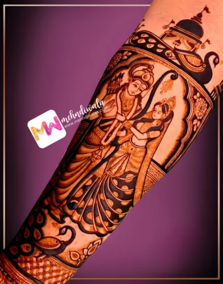 puja-function-mehndi design