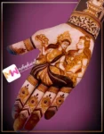 madhubani-figure-shiv-parvati-figure-mehndi design