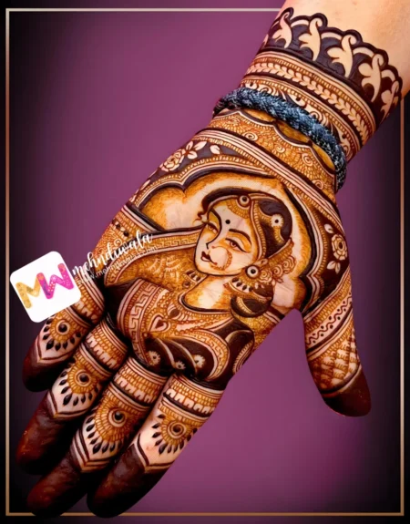 Madhubani-Figure-mehndi design