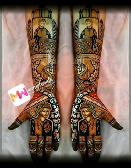 anniversary-mehndi design