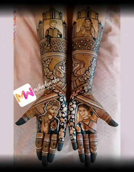 engagement-mehndi design