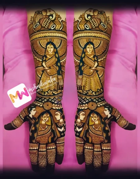 engagement-mehndi design