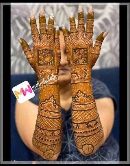 engagement-mehndi design