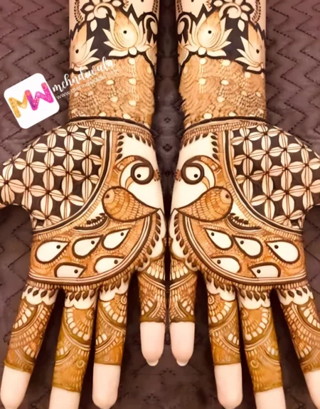madhubani-peacock-lotus-checks-festival-mehandi design