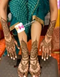 rajasthani-leaves-bridal-mehandi design