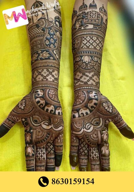 Simple designer mehndi