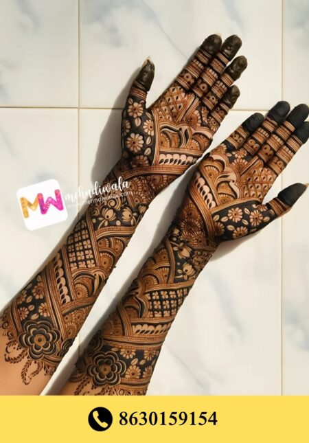 Simple designer mehndi