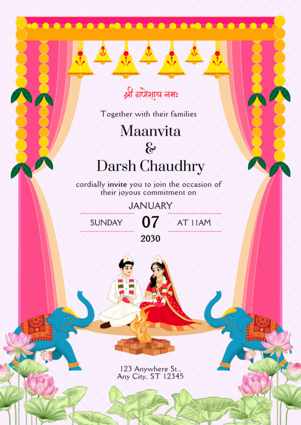 wedding invitation template-4