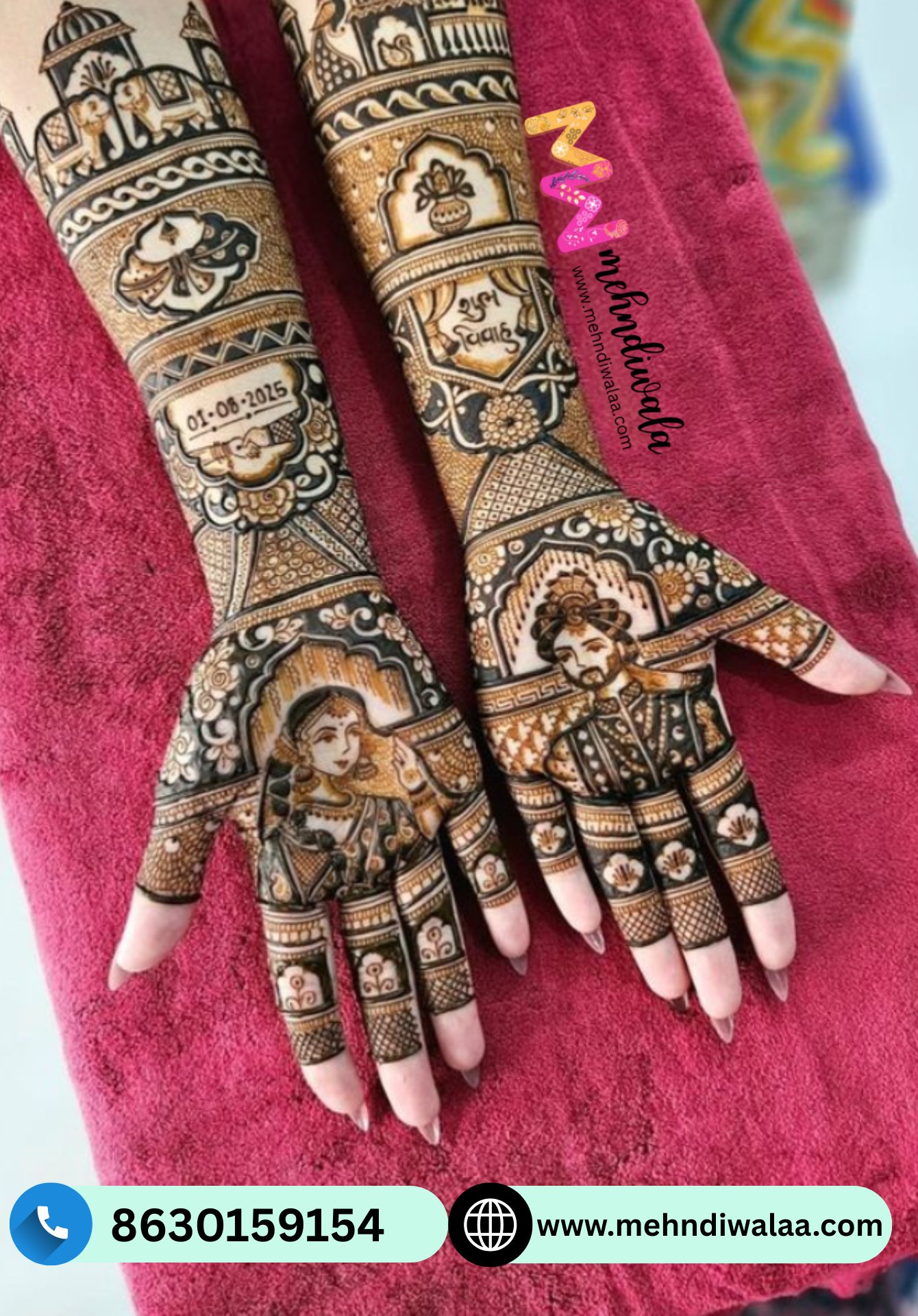 portrait mehndi artist in faridabad