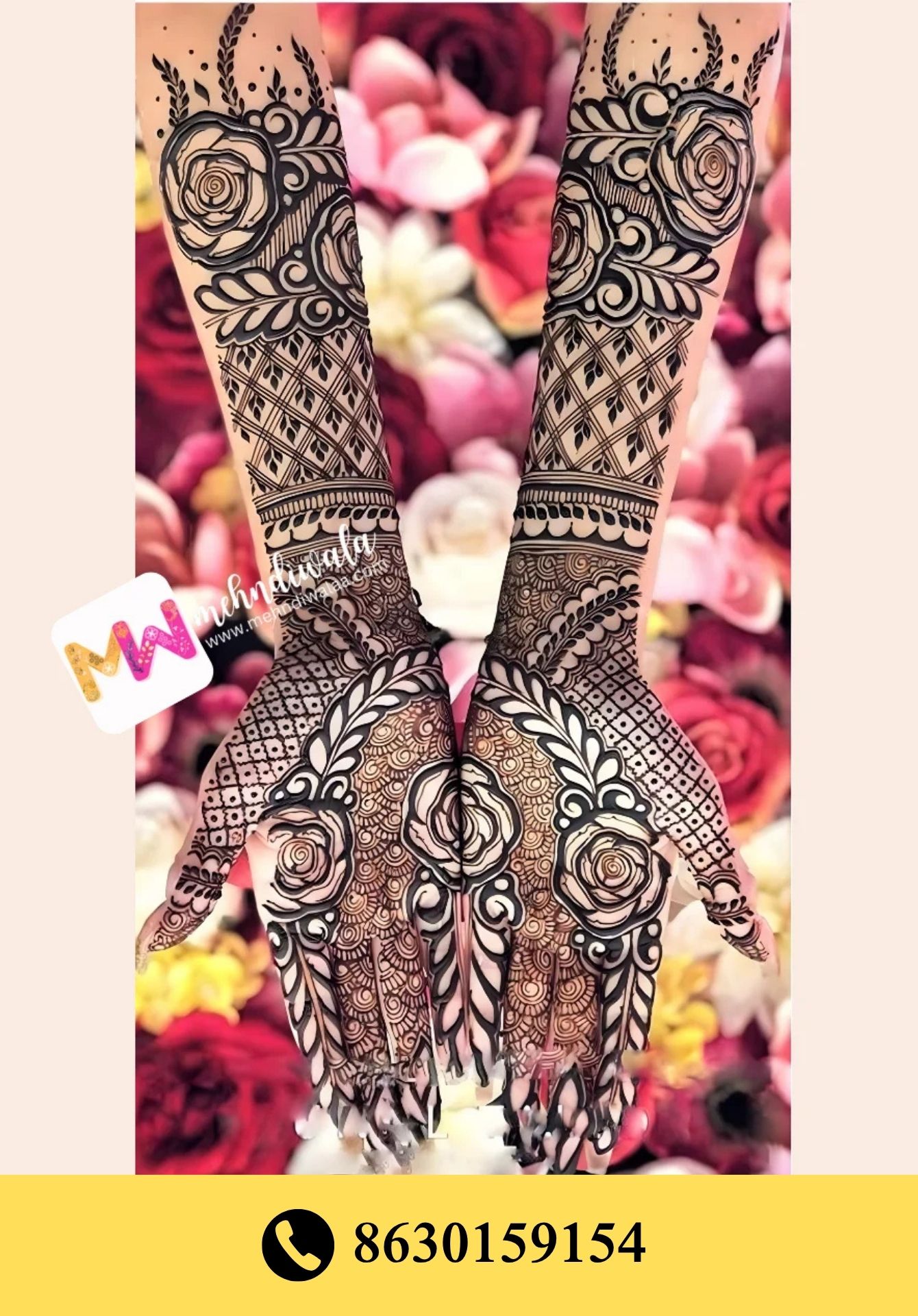 BRIDAL MEHNDI LOOK