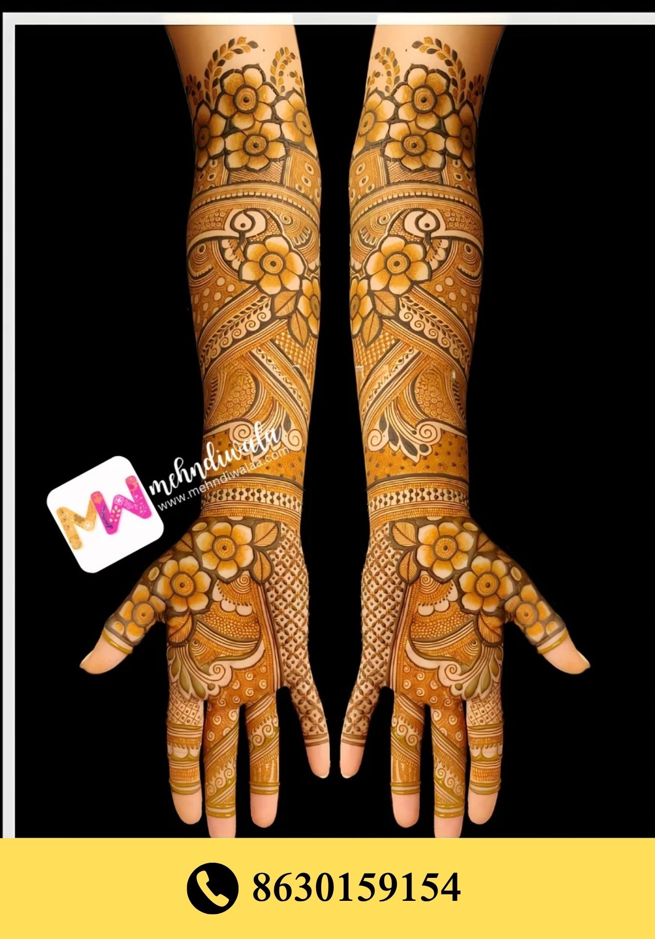 FULL HAND MEHNDI DESIGN