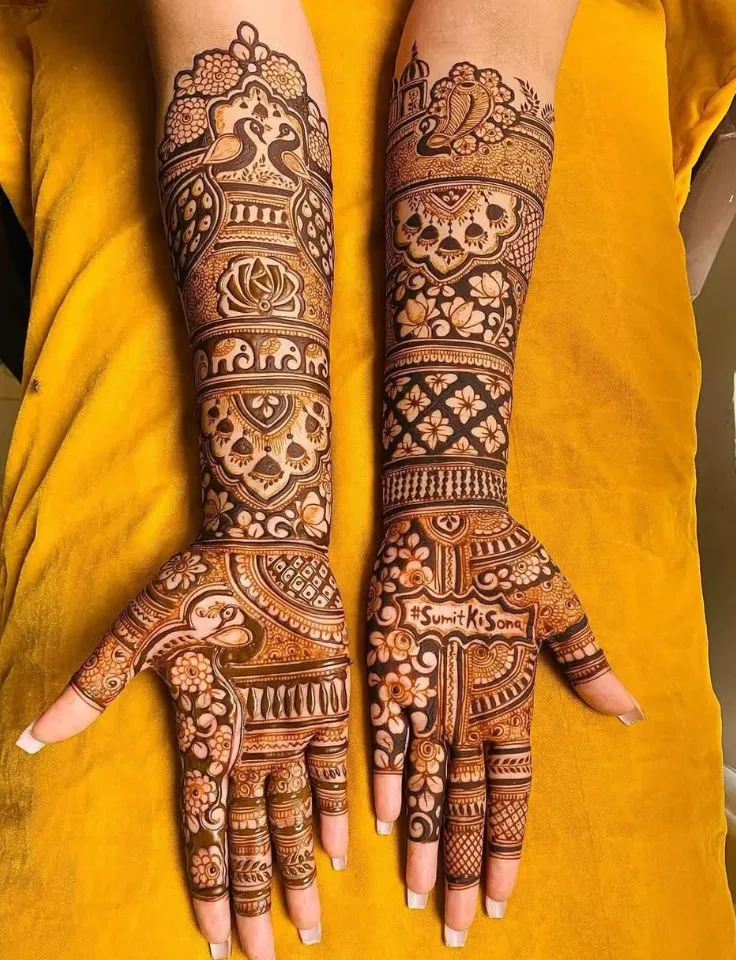 trending mehndi designs from mayur vihar