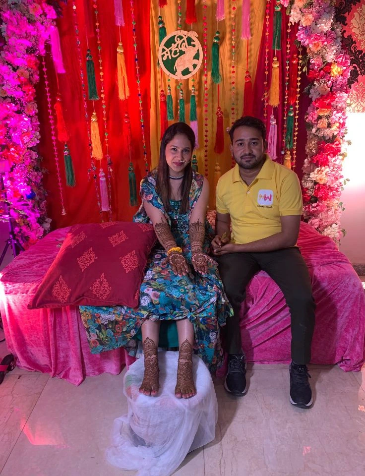 bridal mehndi design near IP extension